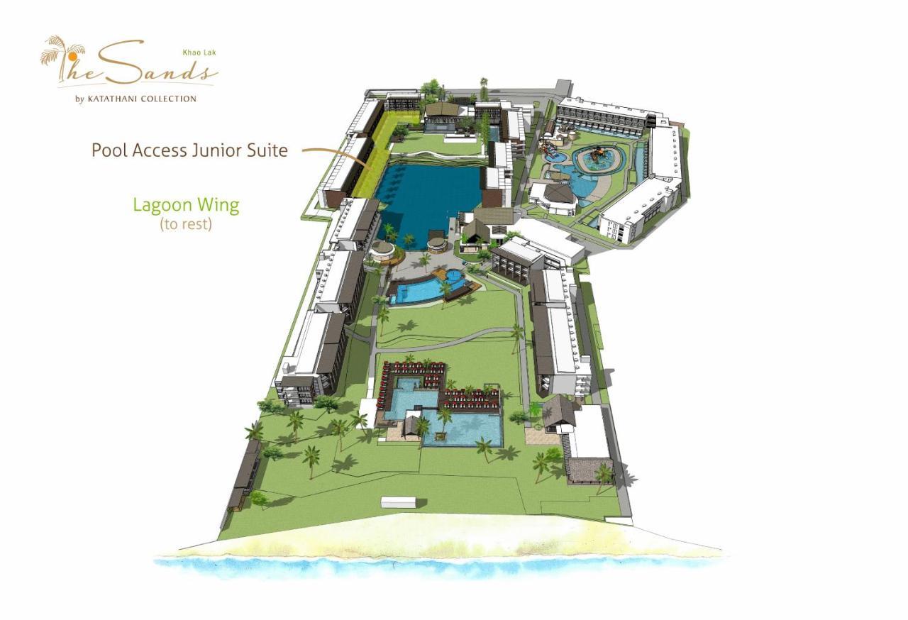 The Sands Khao Lak By Katathani - Sha Extra Plus Exteriér fotografie The Sands' layout