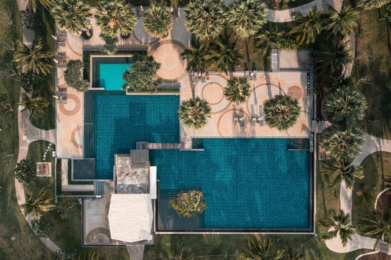 The Sands Khao Lak By Katathani - Sha Extra Plus Exteriér fotografie Aerial view of the pool