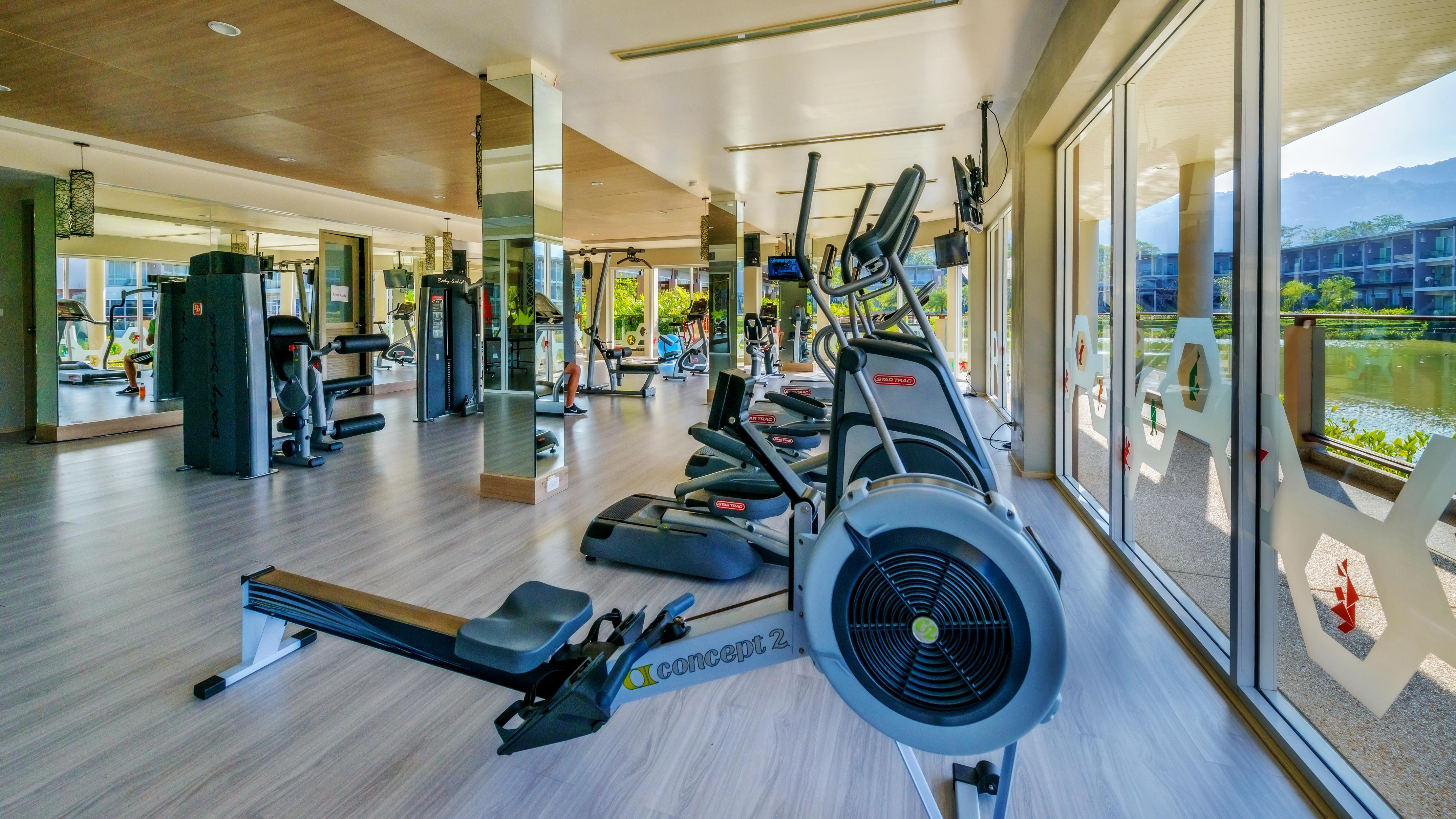 The Sands Khao Lak By Katathani - Sha Extra Plus Exteriér fotografie A gym at a hotel